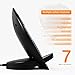 Fast Wireless Charger, Wireless Charger with Cooling Fan Stand Pad Mat Wireless Charger for iPhone X 8 Plus Samsung Galaxy S8 Plus S7 S6 Edge Plus Note 8 5 Nexus 5/6/7