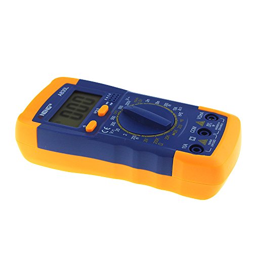 JDgoods Pocket Digital Multimeter Voltmeter Ammeter Ohmmeter Diode NPN PNP Multimeter Volt AC/DC Tester Mete (Blue) - Thumbnail 5