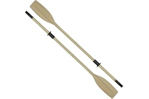 Oceansouth Heavy Duty Aluminum Oars (Split Shaft/Detachable) with Rubber Oar Sleeves - Light Weight