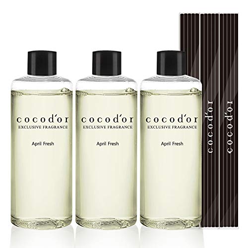 Cocod'or Reed Diffuser Oil Refill/6.7oz/April Fresh/3 Pack