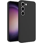 WOGROO for Samsung Galaxy S24 Case Black, Scratch Resistant with Soft Touch, Slim Thin Phone Cover for Samsung Galaxy S24