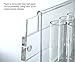 Wall Mounted or Door Mounted Clear Acrylic Cylindrical Makeup Storage / Brow Pencil Mascara Organizer Rack - MyGift®