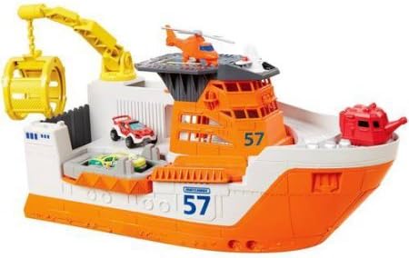 Amazon Com Matchbox Car Go Commander Shark Ship Inspires Creative And Imaginative Play Toys Games
