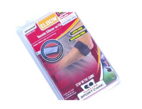 Mueller Tennis Elbow Support, One Size Fits Most (Pack of 1)