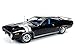 1971 Plymouth GTX Hardtop Black Velvet with White Stripes Limited Edition to 1,002 Pieces Worldwide 1/18 Diecast Model Car by Autoworld AMM1133