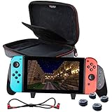 Satisfye - Accessories Bundle Compatible with Nintendo Switch - Slim Bundle, The Slim Grip Case includes: Switch Grip, Slim Case and a Low Profile USB C Charging Cable. BONUS: 4 Thumbsticks