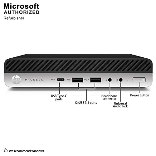 HP ProDesk 600 G3 Mini PC Desktop Intel Core i56500T (Quad Core) 16GB