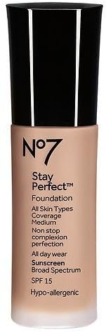 No7 Boots Stay Perfect Foundation Cool Beige SPF 15 by Boots
