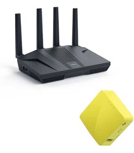 Amazon.com: GL.iNet GL-MT6000 (Flint 2) WiFi 6 Router & GL.iNet GL