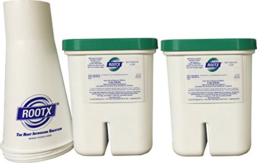 RootX - The Root Intrusion Solution Kit - Two 4 Pound Containers Plus Funnel - Bundle 3 Items RootX - The Root Intrusion Solution Kit - Two 4 Pound Containers Plus Funnel - Bundle 3 Items