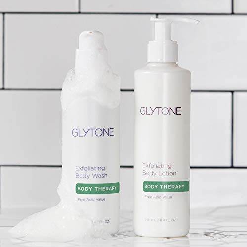 glytone exfoliating body wash with glycolic acid