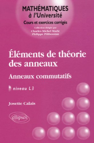 Éléments de théorie des anneaux