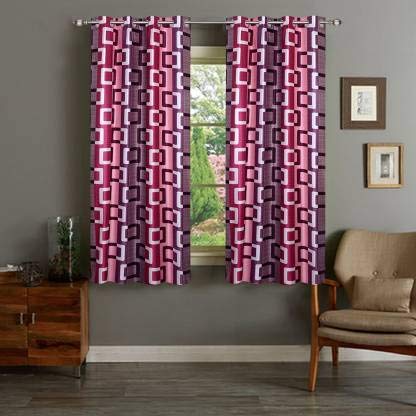 Buy Good Luck Textile Set Of 3 Piece 5 Ft Wine Colour Printed