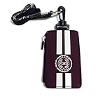 Victoria's Secret Lanyard ID Holder Zipped Wallet case Black orchid