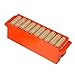 MMF Industries Porta-Count Extra-Capacity Rolled Coin Quarter Storage Tray, 3.38 x 3.63 x 11.5 Inches, 300 Dollar Capacity, Orange (212072516)
