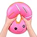 Anboor 9.8 Inches Squishies Jumbo Donut Kawaii Scented Soft Slow Rising Doughnut Squishies Stress Relief Kids Toy Collection Decorative Props (B)