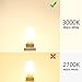 Seealle Dimmable G9 LED Bulb 4W Warm White 3000K G9 Bi-Pin Base 40W Halogen Equivalent AC120V(Pack of 6)