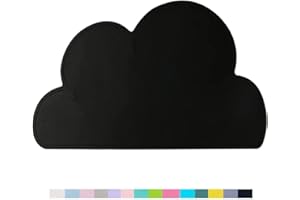 LUCK DAWN Cat Food Mat, Cat Placemat, Cat Feeding Mat，Premium Silicone Anti Slip Waterproof Dog Food Mat with High Lips，Pet Food Tray for Dogs, Cats & Others Animal (Black)