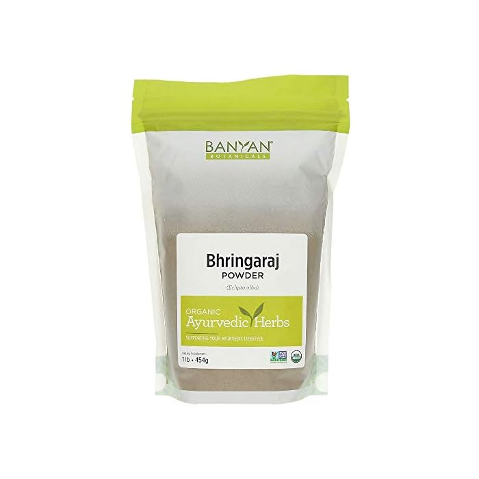 Banyan Botanicals Bhringaraj Powder (Eclipta alba) – Organic Herbal Powder for Beautiful Hair – for a Calm Mind and…