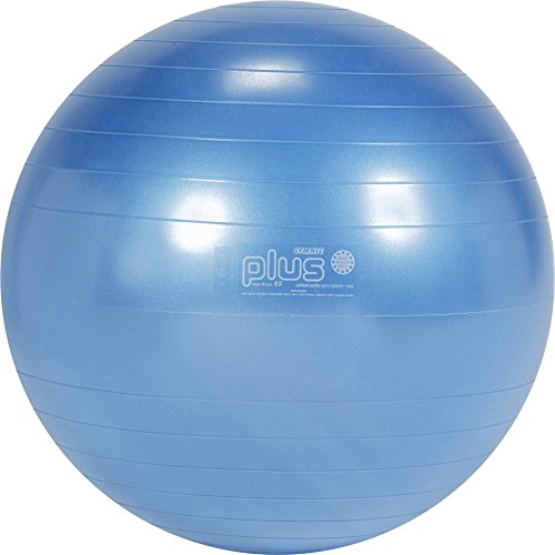 Gymnic Classic Plus Burst-Resistant Exercise Ball, Blue (65 cm)