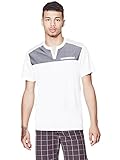 GUESS Men's Appian Slit-Neck Tee