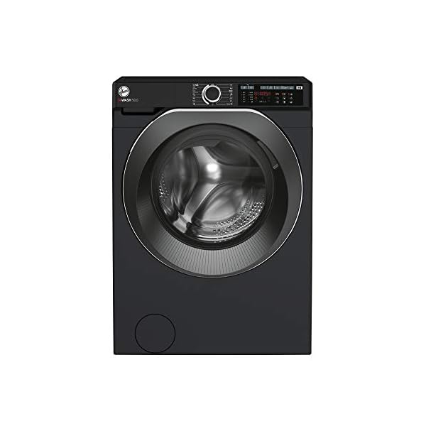 Hoover-H-Wash-500-HW411AMBCB-Freestanding-Washing-Machine-Large-Capacity-10-kg-1400rpm-Black Hoover H-Wash 500 HW411AMBCB Freestanding Washing Machine, Large Capacity, 11kg, 1400rpm, Black, Decibel rating: 50, EU…