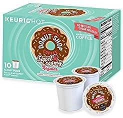 The Original Donut Shop Coffee, Sweet and Creamy Regular K-Cups, 10-Count Box, (Pack of 6 Boxes) [SHIPS IN MANUFACTURER'S RETAIL PACKAGING]