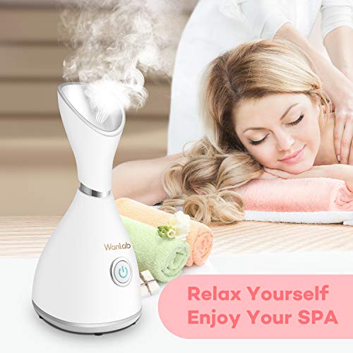 Portable Facial Steamer Nano Face Steamer Warm Mist Home Skin Spa