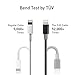 nonda ZUS Super Duty Charging Cable Carbon Fiber Edition, 4ft/1.2m, iPhone Charging Cable, MFi Certified for iPhone X/8/8 Plus/7/7 Plus/6/6 Plus/5S (Black), 180-degree