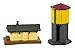 Safari Ltd Steam Train TOOB With 10 Connectable Hand Painted Figurines, Including Steam Engine, Log Car, (2) Passenger Cars, (3) Box Cars, a Caboose, Water Tower and Train Station.