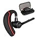 Bluetooth Headset, Wireless Business Earpiece For Truckers With Mic and Mute【Carrying Case Included】