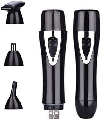 Electric Women Shaver UPODA 4in1 USB Rechargeable Safety Razor Wet &amp; Dry Cordless Epilator Hybrid Facial Nose Ear Hair Trimmer Remover Shaver for Face Arm Leg Armpit Bikini Line Body