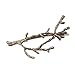 Womens Barrettes, Fascigirl 8pcs Metal Hairpins Golden Silver Butterfly Hair Clips for Girls Tree Branch Alloy Geometrical Moon Circle Bowknot Hair Circle Barrettes (Branch feathers)
