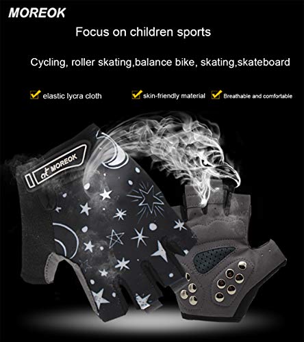 image for BIKINGMOREOK MOREOK Children Half Finger Outdoor Sports Gloves Antiski