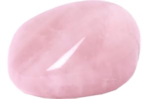 ERLIWAY Rose Quartz Healing Crystal Stones, 1.25-2.0" Large Reiki Healing Gemstones Natural Tumbled Polished Stones for Energy Witchcraft Therapy Meditation