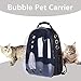Lyn's Pet Carrier, Hard-Sided Pet Bag, Cat/Dog Bubble Backpack, Pet Travel Bag, Small Space Pet Capsule Knapsack, Waterproof Breathable Pet Carrier Airline Approved (Black)