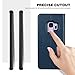 Galaxy S9 Wallet Case, SHIELDON Folio Flip Book Design Genuine Leather Samsung S9 Wallet Cover Credit Card Slot with Magnetic Closure for Samsung Galay S9 5.8 inch (2018 Release) - Blue