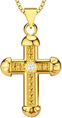 Fashion Cross Pendants Women or Men 18K Gold Plated Charm Jewelry Gift Necklaces Pendants P30092