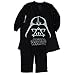 Star Wars Boys Poly Pajamas with Cape (8, Black Darth Vader Costume)