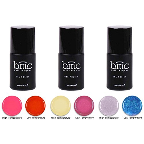 BMC Thermal Effect Color Changing Nail Lacquer Gel Polish - Cancun Collection BMC Thermal Effect Color Changing Nail Lacquer Gel Polish - Cancun Collection