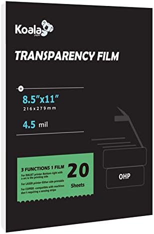 printable transparency sheets