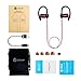 iClever Bluetooth Headphones, Sport Wireless Earphones with Built-in Mic, Noise Cancelling, Nano-Coating Waterproof, 7-Hour Playtime, Wireless Earbuds for Gym Workout Running (Grey)
