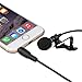Alemon 4.8 Feet Lavalier Lapel Clip-on Omnidirectional Condenser Microphone