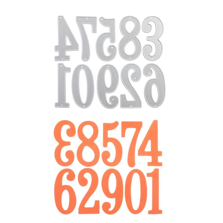 Stanzenshop.de Large Numbers Stencil, Compatible, Paper, Stencil