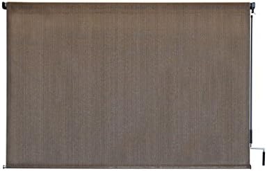 Amatria AA7220 Outdoor PE Cordless Crank Roller Sun Shade, 8' x 6', Cirrus