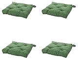 Ikea's MALINDA Chair cushion, Green- Pack of 4