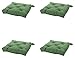 Thasaba Ikea's Malinda Chair Cushion, Green, 4 Count