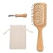 Chosin Hair Brush - Natural Wooden Paddle HairBrush - Women and Men – Small Detangling Brush - Set for Thick, Thin, Fine, Straight, Curly, Wavy, Short, Dry, or Damaged Hair