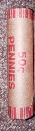 Buengna Wheat Penny Roll (50 Coins) Mixed Years & Mints Circulated Good or Better in Coin Tube