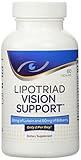 Lipotriad Vision Support- 20mg Lutein & 80mg Bilberry - Advanced Eye Vitamin Formulation, Antioxidant and Herbal Mineral Supplement with Natural Beta-Carotene, Lutein, Bilberry, Grape Seed, and additional ingredients ingredients shown to help Support